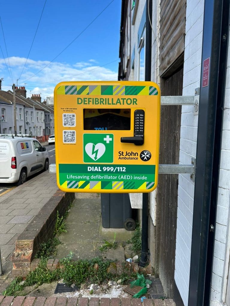 Luton Town FC Defibrillator Installation